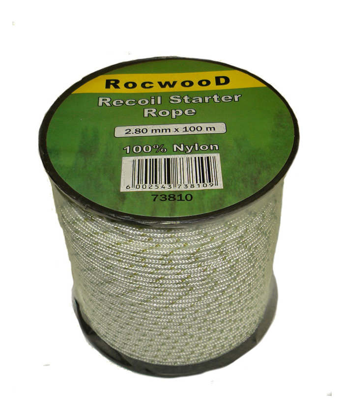PC28 STARTER PULL CORD 2.8MM 100M ROCWOOD 73810 PC28 STARTER PULL CORD 2.8MM 100M ROCWOOD 73810