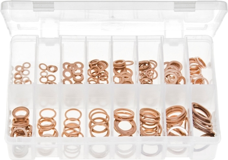 AB106 COPPER SEALING WASHERS - METRIC (250) AB106 COPPER SEALING WASHERS - METRIC (250)