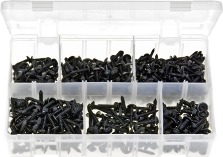SELF-TAPPING SCREWS FLANGED PAN HEAD - TORX BLACK (500) SELF-TAPPING SCREWS FLANGED PAN HEAD - TORX BLACK (500)