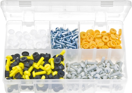 AB62 NUMBER PLATE FASTENERS (200 PAIRS) AB62 NUMBER PLATE FASTENERS (200 PAIRS)