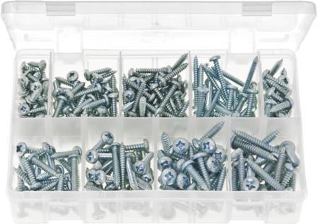 AB94 SELF-TAPPING SCREWS PAN HEAD - POZI (LARGE SIZES) (300) AB94 SELF-TAPPING SCREWS PAN HEAD - POZI (LARGE SIZES) (300)