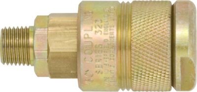 PCL 60 SERIES MALE COUPLING AL262 1/4" BSP MALE
