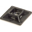 CABLE TIES BASES - PLASTIC BLACK 4.8MM WIDTH PACK OF 50 EAC4BK
