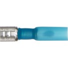 BLUE HEAT SHRINK TERMINALS ADHESIVE LINED PUSH-ON FEMALES ET224