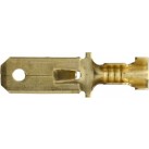 PUSH-ON MALES - 6.3MM BRASS PACK OF 100 ET61