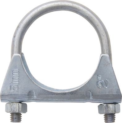 EXHAUST CLAMPS ZINC PLATED STEEL 108MM M8 NUTS/THREAD EX414 EXHAUST CLAMPS ZINC PLATED STEEL 108MM M8 NUTS/THREAD EX414