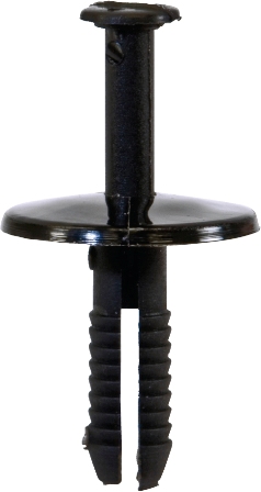 PUSH RIVETS BLACK (50) 20MM x 20MM FITS HOLE 6MM SUITS GM