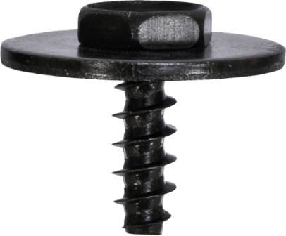 SHEET METAL SCREWS NO 10 CAPTIVE WASHER (50) BLACK SHEET METAL SCREWS NO 10 CAPTIVE WASHER (50) BLACK