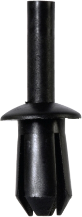 DRIVE RIVETS BLACK (50) HEAD 9.8MM FITS HOLE 6MM
