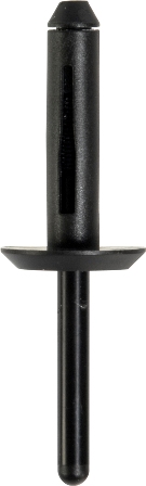 PLASTIC RIVETS (50) BLACK 6MM x 25MM LARGE FLANGE 16.9MM FLANGE PLASTIC RIVETS (50) BLACK 6MM x 25MM LARGE FLANGE 16.9MM FLANGE