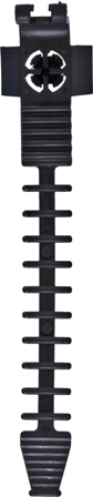 PIPE CABLE CLIPS (50) CABLE FIXINGS FITS HOLE 6MM LENGTH 95MM