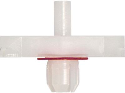 FIX63 WHITE /RED WASHER MOULDING CLIPS (50) VW113853585C