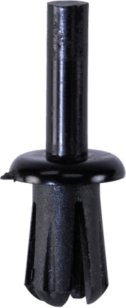 DRIVE RIVETS BLACK (50) HEAD 11.1MM FITS HOLE 6.5MM