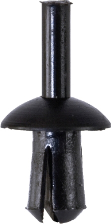DRIVE RIVETS BLACK (50) HEAD 8MM FITS HOLE 3.5MM SUITS VW AUDI