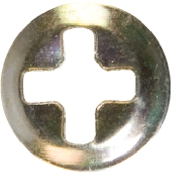 FLAT CLIPS ROUND ID 3/32" 2.4MM (200) ZINC FASTENERS PUSH ON