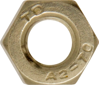 M10 STAINLESS STEEL NUTS METRIC (100) DIN 934 GRADE A2 NUT