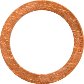 M10 x 13.5MM x 1MM DIESEL INJECTOR WASHERS (100) COPPER DIN7603A