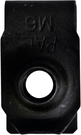 CHIMNEY LUG NUTS M6 (25) BLACK 14.2MM x 24MM x 12.5MM CHIMNEY LUG NUTS M6 (25) BLACK 14.2MM x 24MM x 12.5MM