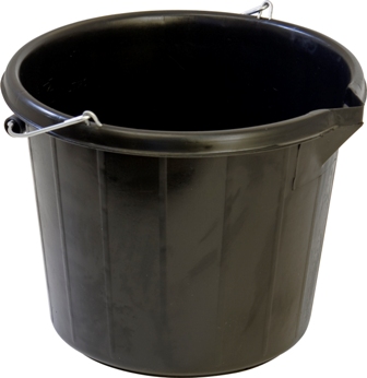 PAIL BUCKET HEAVY DUTY POLYTHENE 14L (3 GALLON) (5) PAIL BUCKET HEAVY DUTY POLYTHENE 14L (3 GALLON) (5)