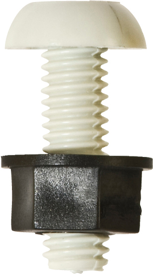 NUMBER PLATE FASTENERS WHITE 6MM x 18MM (100) SHORT NUTS & BOLTS NUMBER PLATE FASTENERS WHITE 6MM x 18MM (100) SHORT NUTS & BOLTS