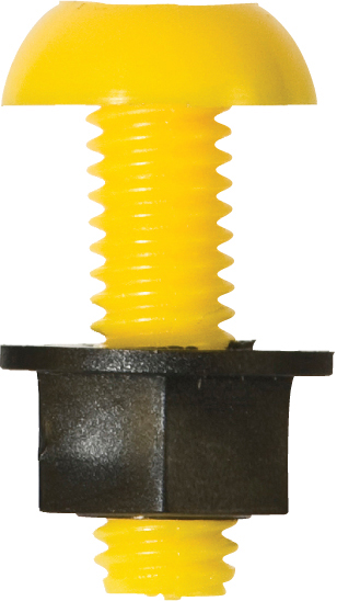 NUMBER PLATE FASTENERS YELLOW 6MM x 18MM (100) SHORT NUTS & BOLT NUMBER PLATE FASTENERS YELLOW 6MM x 18MM (100) SHORT NUTS & BOLT