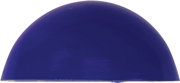 NUMBER PLATE FASTENERS BLUE (100) DOMES & CAPS