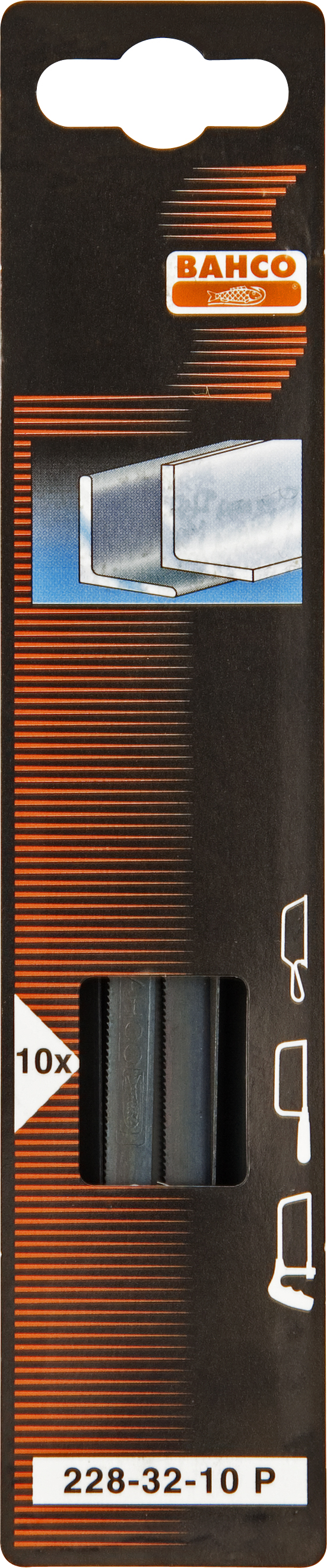 BAHCO 268 JUNIOR HACKSAW BLADES 32TPI (10)