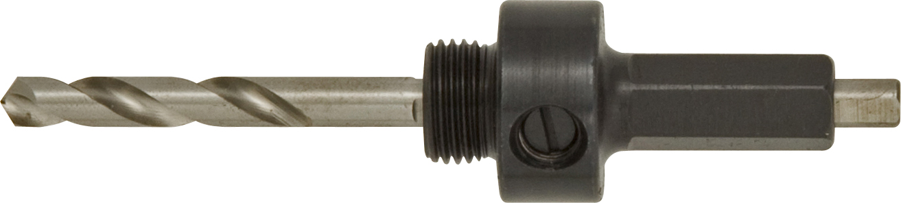 MORSE HOLE SAW ARBOR TNM45 FITS 32-152MM SAW 7/16" HEX SHANK