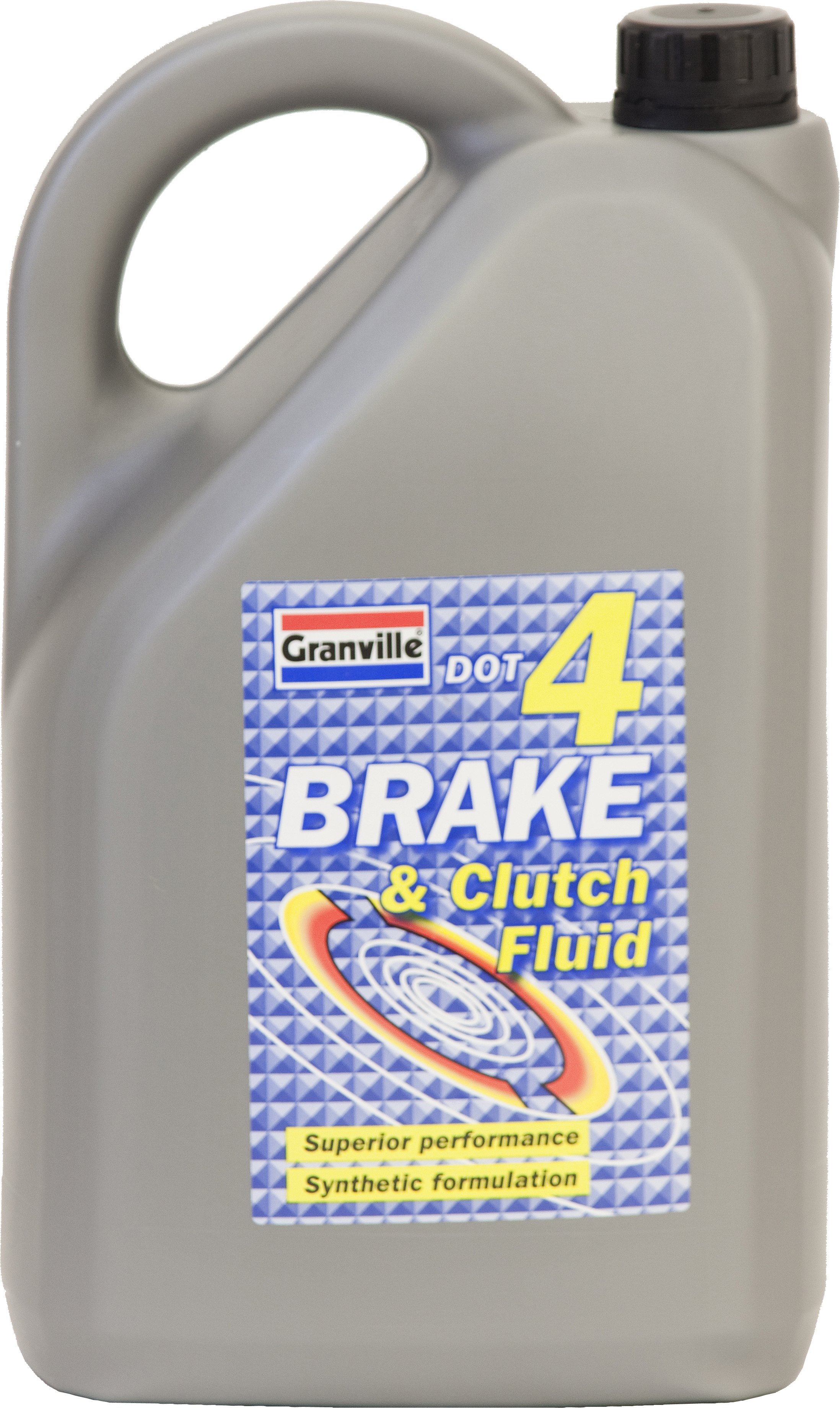 GRANVILLE BRAKE & CLUTCH FLUID 5L (1) DOT 4 SYNTHETIC GRANVILLE BRAKE & CLUTCH FLUID 5L (1) DOT 4 SYNTHETIC