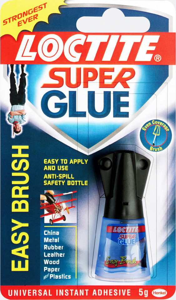 LOCTITE EASY BRUSH SUPER GLUE 5G BOTTLE LOCTITE EASY BRUSH SUPER GLUE 5G BOTTLE