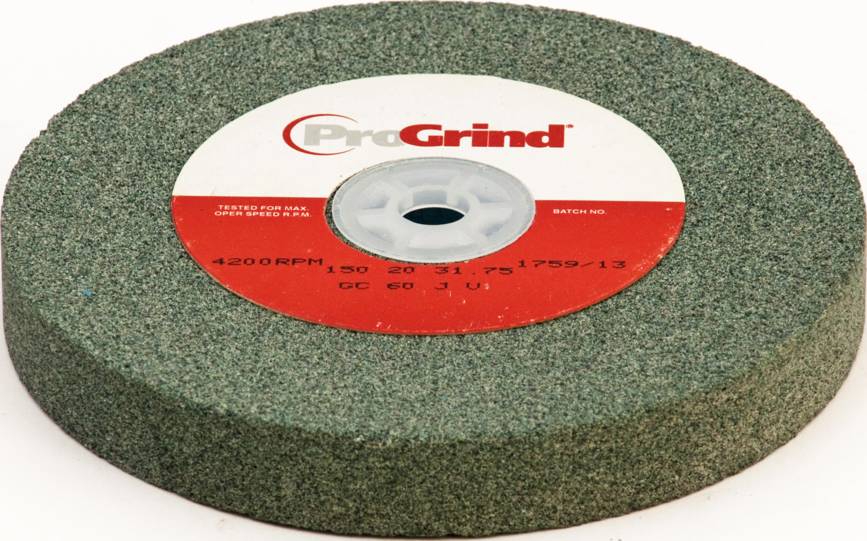 GRINDING WHEEL 60 GRIT 3C60 SILICON CARBIDE 1 1/4" CENTRE GRINDING WHEEL 60 GRIT 3C60 SILICON CARBIDE 1 1/4" CENTRE