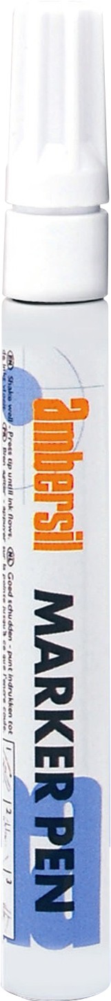 AMB130 AMBERSIL ACRYLIC WHITE PAINT MARKER PEN AMB130 AMBERSIL ACRYLIC WHITE PAINT MARKER PEN