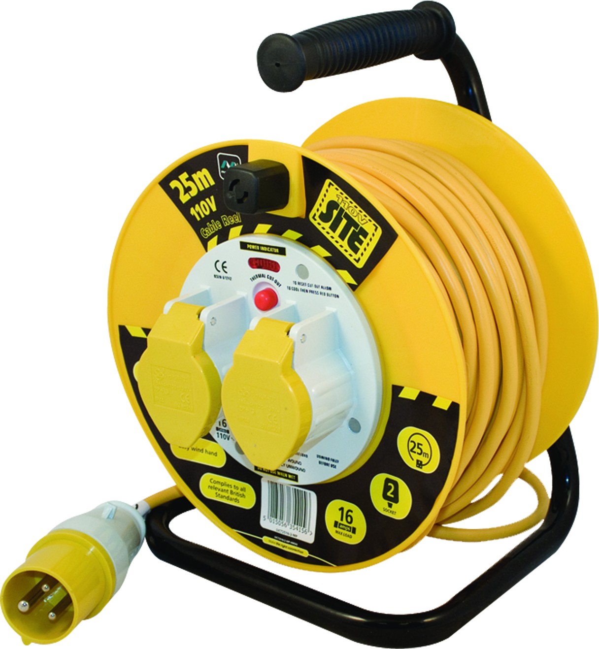 ERP125 110V CABLE REEL 25 METRE ERP125 110V CABLE REEL 25 METRE