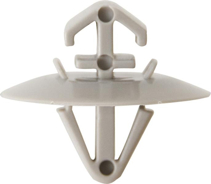 FIX256 GREY MOUNTING CLIPS (50) FIAT GM RENAULT