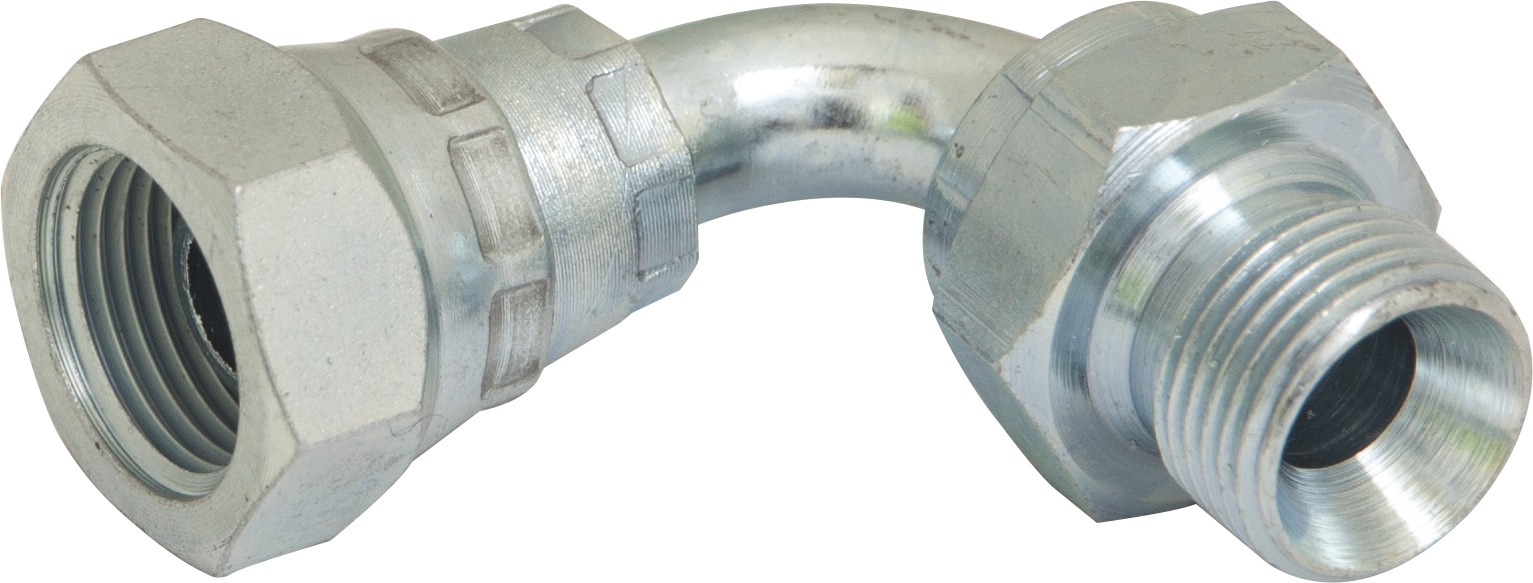 HYDRAULIC BSPP EQUAL ELBOWS M : F 3/8" HY201