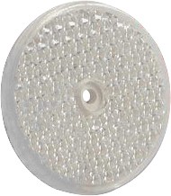 ROUND REFLECTORS SCREW-ON TYPE WHITE 63MM REF4 X 10