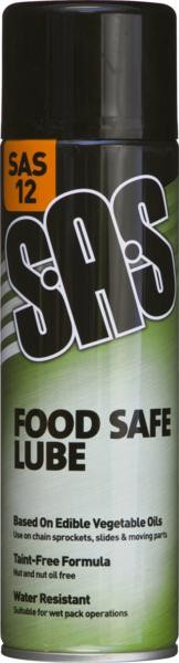 FOODSAFE LUBE SPRAY 500ML (6) SAS12 AEROSOLS FOODSAFE LUBE SPRAY 500ML (6) SAS12 AEROSOLS