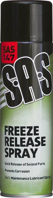 SAS FREEZE RELEASE SPRAY 500ML (6) SAS147 SAS FREEZE RELEASE SPRAY 500ML (6) SAS147
