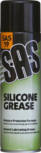 SILICONE GREASE SPRAY 500ML (6) SAS19 AEROSOL