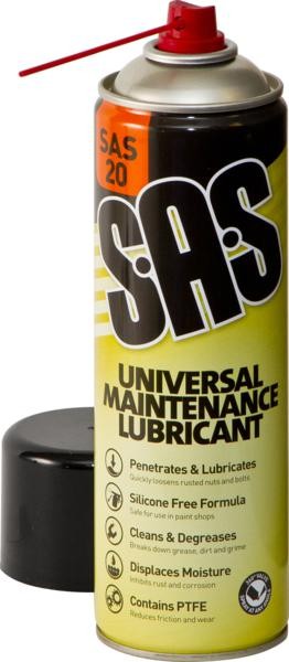 SAS UNIVERSAL MAINTENANCE & LUBRICANT 500ML (12) AEROSOL SAS UNIVERSAL MAINTENANCE & LUBRICANT 500ML (12) AEROSOL