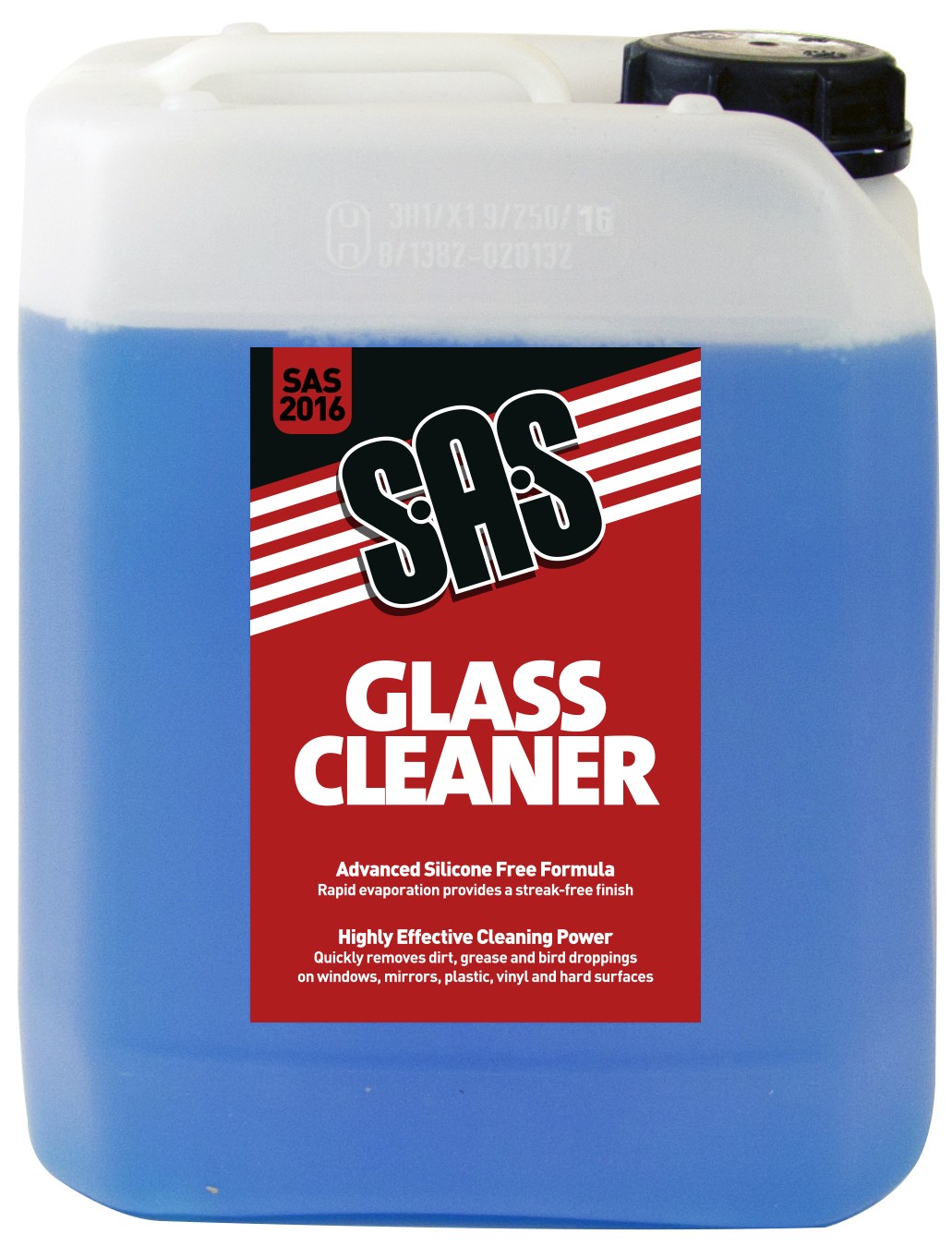 SAS GLASS CLEANER 5L CONTAINER SAS2016 SAS GLASS CLEANER 5L CONTAINER SAS2016