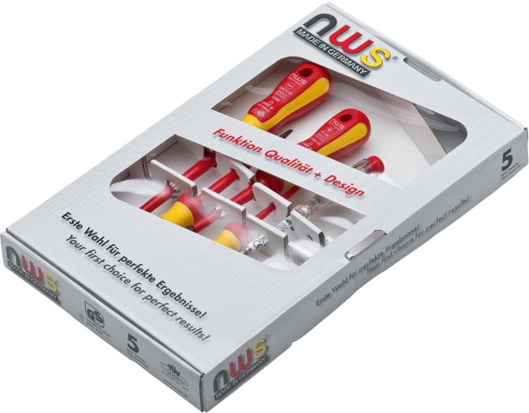 TNS500 NWS SCREWDRIVER SET SLOTTED & PH 5 PIECE SET